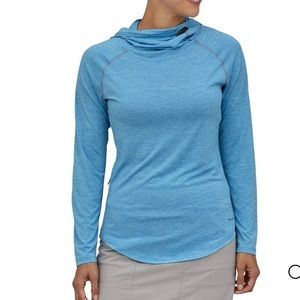 Patagonia Women's Long Sleeve Tee - Light Blue
